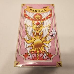 Anime Card Captor Sakura Card Pink Magic Book Box Collection Cards 52 Piece Set